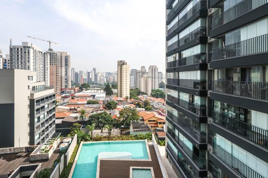 Varanda de kitnet/studio para alugar com 1 quarto, 37m² em Ipiranga, São Paulo