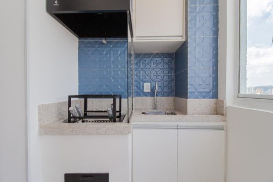 Varanda gourmet de apartamento para alugar com 3 quartos, 97m² em Vila Assis Brasil, Mauá