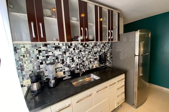Cozinha de casa para alugar com 1 quarto, 68m² em Vila Nova Alba, São Paulo