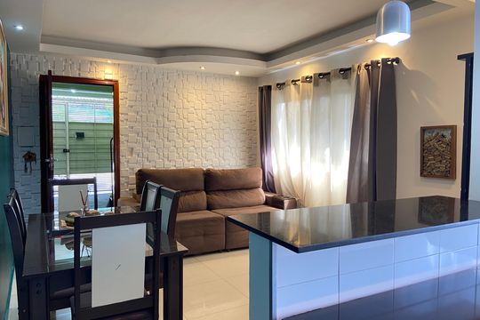 Sala de casa para alugar com 1 quarto, 68m² em Vila Nova Alba, São Paulo
