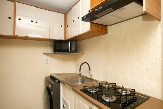 Cozinha de apartamento para alugar com 2 quartos, 104m² em Centro Histórico, Porto Alegre