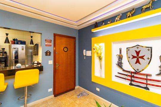 Sala de apartamento à venda com 2 quartos, 69m² em Vila Mazzei, São Paulo