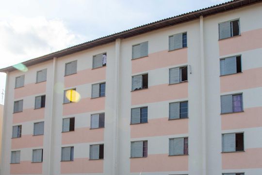 Fachada do bloco de apartamento à venda com 2 quartos, 48m² em Casa Grande, Diadema