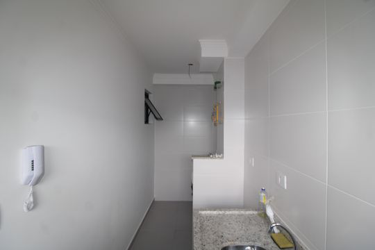 Sala / Cozinha de apartamento à venda com 2 quartos, 37m² em Vila Constança, São Paulo