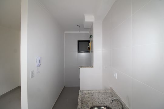 Sala / Cozinha de apartamento à venda com 2 quartos, 40m² em Vila Constança, São Paulo
