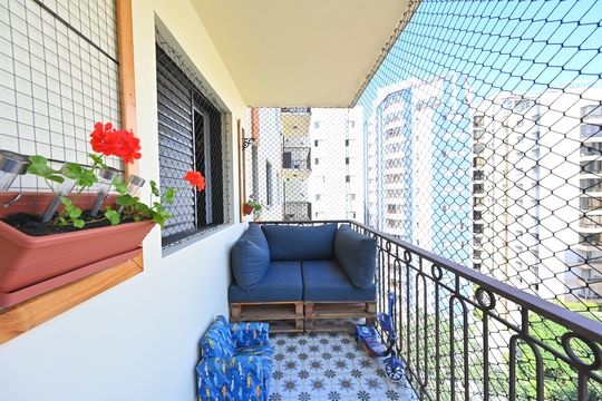 Varanda de apartamento à venda com 2 quartos, 60m² em Vila Monte Alegre, São Paulo