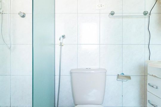 Banheiro da Suíte de casa à venda com 2 quartos, 198m² em Santa Paula, São Caetano do Sul