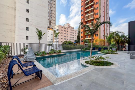 Área comum de apartamento à venda com 1 quarto, 23m² em Pinheiros, São Paulo