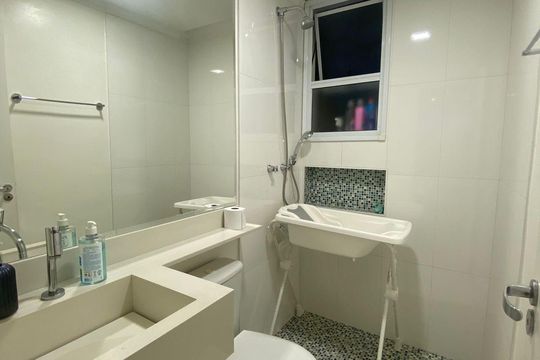 Banheiro de apartamento à venda com 3 quartos, 60m² em Planalto, São Bernardo do Campo