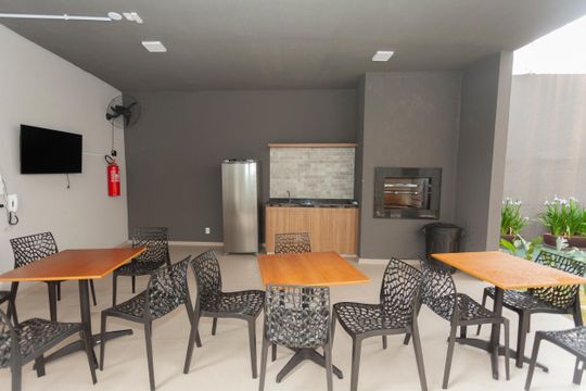 Área comum - Churrasqueira de apartamento para alugar com 3 quartos, 52m² em Socorro, São Paulo