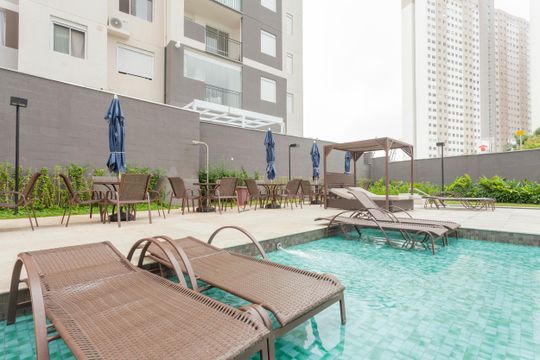 Área comum - Piscina de apartamento para alugar com 3 quartos, 52m² em Socorro, São Paulo