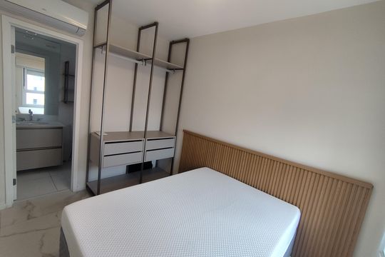 Quarto de apartamento para alugar com 1 quarto, 40m² em Indianópolis, São Paulo