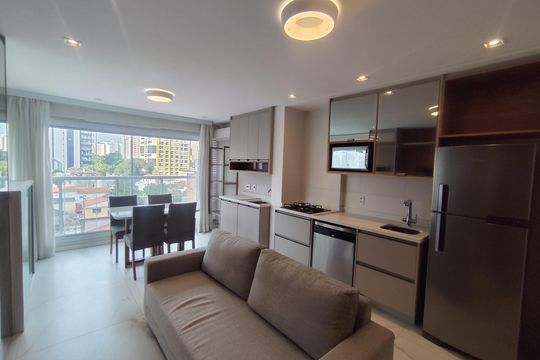 Apartamento para alugar com 1 quarto, 40m² em Indianópolis, São Paulo