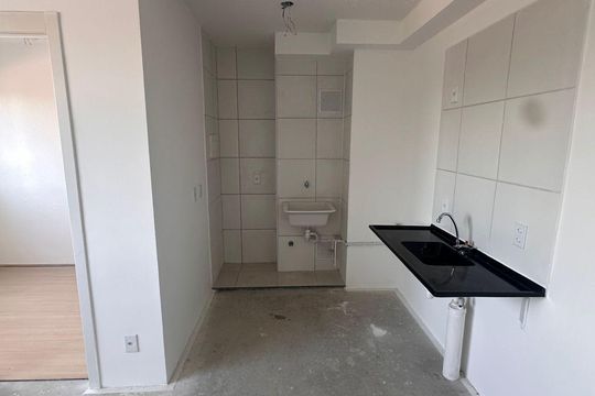 Cozinha de apartamento à venda com 2 quartos, 35m² em Vila Pirituba, São Paulo