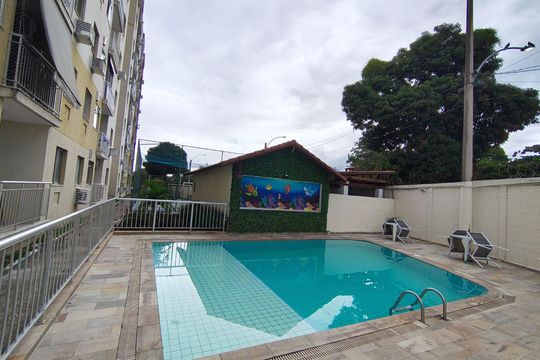 Área comum de apartamento para alugar com 2 quartos, 80m² em Taquara, Rio de Janeiro