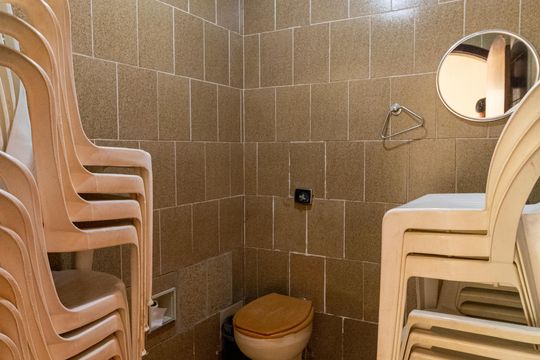 Banheiro de serviço de casa para alugar com 4 quartos, 300m² em Vila Isolina Mazzei, São Paulo