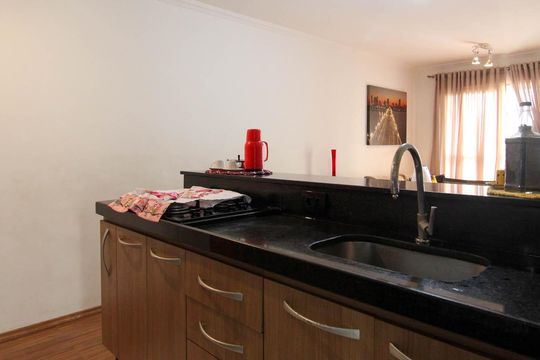 Cozinha  de apartamento à venda com 3 quartos, 68m² em Jardim Vazani, São Paulo