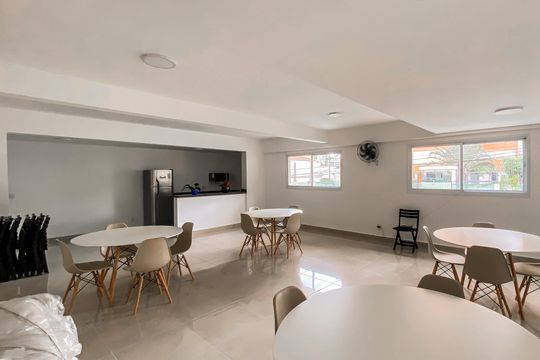 Área comum de apartamento para alugar com 1 quarto, 90m² em Chácara Tatuapé, São Paulo