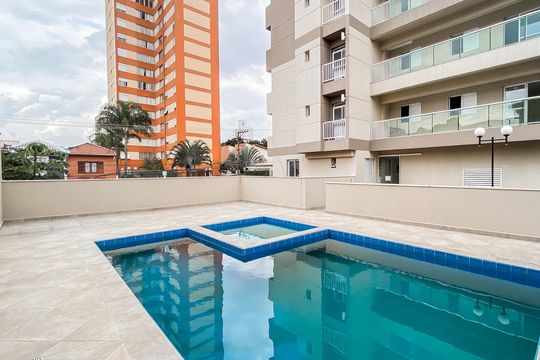 Área comum - Piscina de apartamento à venda com 1 quarto, 46m² em Chácara Tatuapé, São Paulo