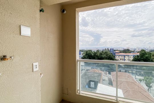 Varanda de apartamento à venda com 1 quarto, 46m² em Chácara Tatuapé, São Paulo