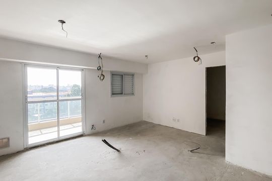 Sala - Cozinha de apartamento à venda com 1 quarto, 46m² em Chácara Tatuapé, São Paulo