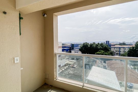 Varanda de apartamento à venda com 1 quarto, 46m² em Chácara Tatuapé, São Paulo