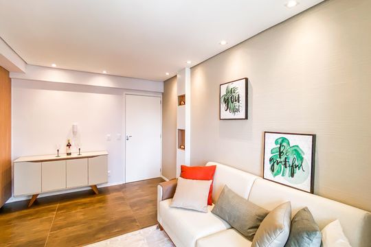 Sala  de apartamento à venda com 2 quartos, 47m² em Chácara Tatuapé, São Paulo
