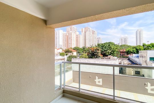 Varanda de apartamento para alugar com 1 quarto, 47m² em Chácara Tatuapé, São Paulo
