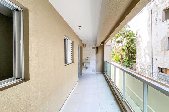 Varanda  de apartamento à venda com 1 quarto, 47m² em Chácara Tatuapé, São Paulo