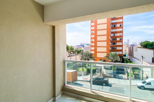 Varanda de apartamento à venda com 1 quarto, 47m² em Chácara Tatuapé, São Paulo