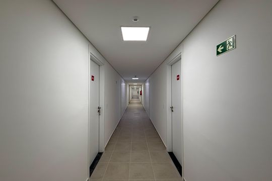 Hall Apartamento de apartamento à venda com 2 quartos, 35m² em Santo Amaro, São Paulo
