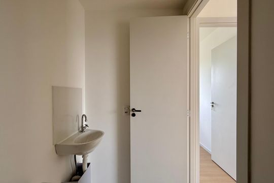 Banheiro de apartamento à venda com 2 quartos, 35m² em Santo Amaro, São Paulo
