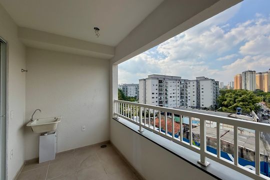 Sacada de apartamento à venda com 2 quartos, 35m² em Santo Amaro, São Paulo