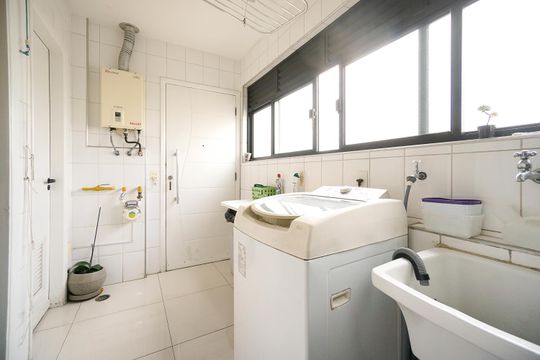 Área de serviço de apartamento à venda com 4 quartos, 136m² em Tatuapé, São Paulo