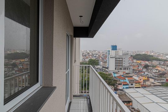 Varanda  de apartamento à venda com 2 quartos, 39m² em Jardim Maringa, São Paulo