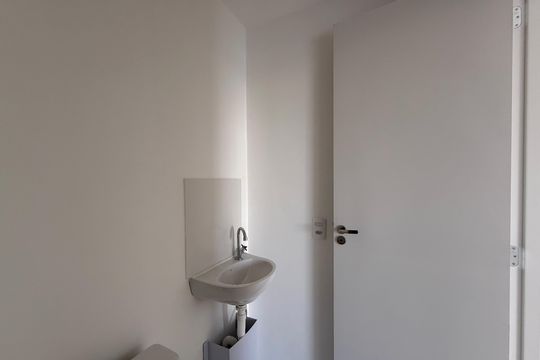 Banheiro  de apartamento à venda com 2 quartos, 35m² em Santo Amaro, São Paulo