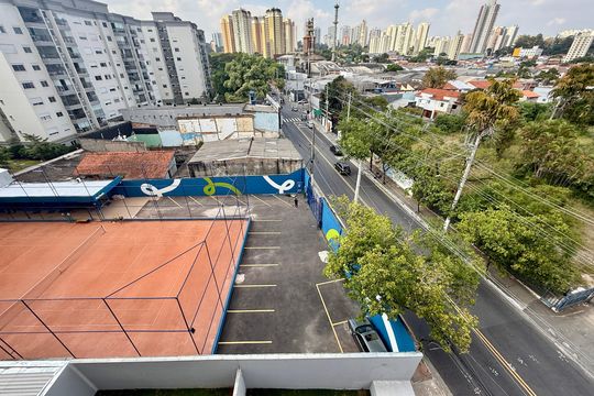 Vista  de kitnet/studio à venda com 1 quarto, 17m² em Santo Amaro, São Paulo