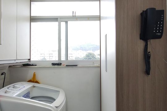 Área de Serviço de apartamento à venda com 2 quartos, 56m² em Taquara, Rio de Janeiro