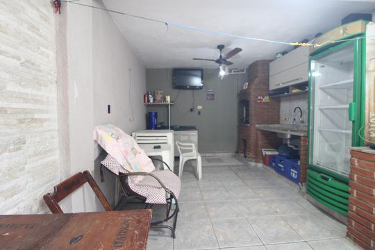 Área comum - Churrasqueira de casa à venda com 3 quartos, 126m² em Vila Represa, São Paulo