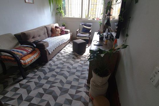 Sala de apartamento à venda com 2 quartos, 65m² em Petrópolis, Porto Alegre