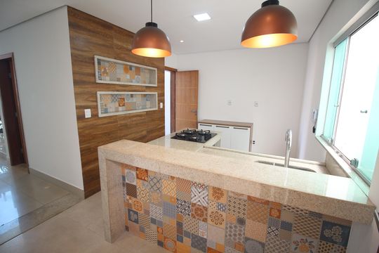 Cozinha de casa para alugar com 3 quartos, 172m² em Pindorama, Belo Horizonte