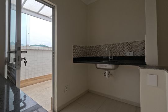 Cozinha Gourmet - 2º Piso de apartamento para alugar com 3 quartos, 201m² em Vila Belmiro, Santos