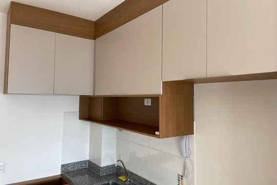 Cozinha de apartamento para alugar com 1 quarto, 33m² em Butantã, São Paulo