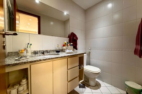 Banheiro da Suíte de apartamento à venda com 2 quartos, 117m² em Laranjeiras, Rio de Janeiro