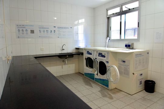 Área Comum - Lavanderia de kitnet/studio à venda com 1 quarto, 40m² em Barro Preto, Belo Horizonte
