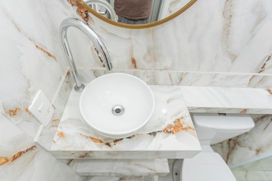 Banheiro de apartamento à venda com 2 quartos, 37m² em Jurubatuba, São Paulo