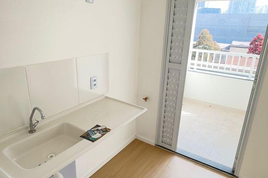 Cozinha de apartamento para alugar com 2 quartos, 29m² em Mooca, São Paulo