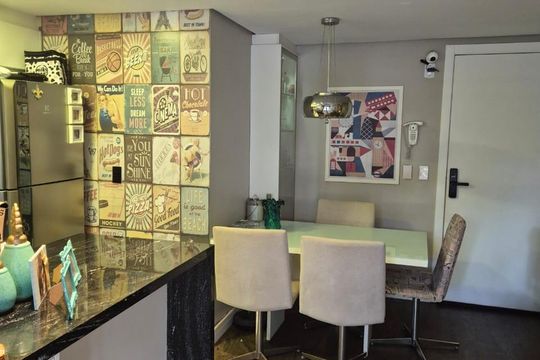 Sala de Jantar de apartamento à venda com 2 quartos, 52m² em Partenon, Porto Alegre