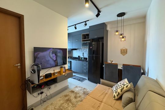 Sala de apartamento à venda com 2 quartos, 37m² em Santa Maria, Osasco