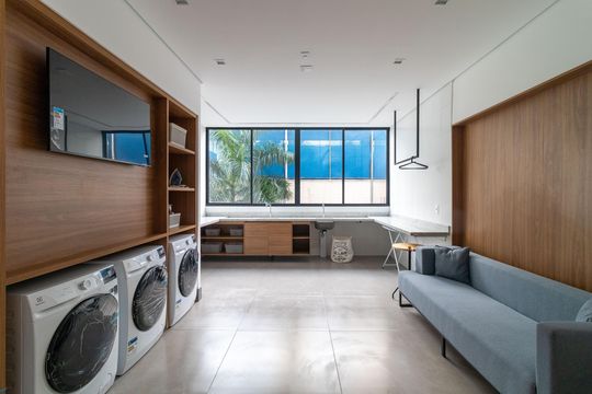 Área comum de apartamento para alugar com 1 quarto, 26m² em Barra Funda, São Paulo